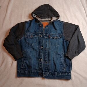 Levi's Denim Jacket with Charcoal Hood